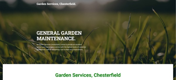 Garden Services website
